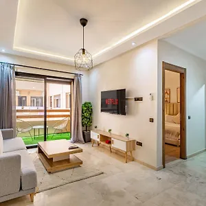 Jolie & Luxueux A Gueliz - 100% Equipe Appartement Marrakesh
